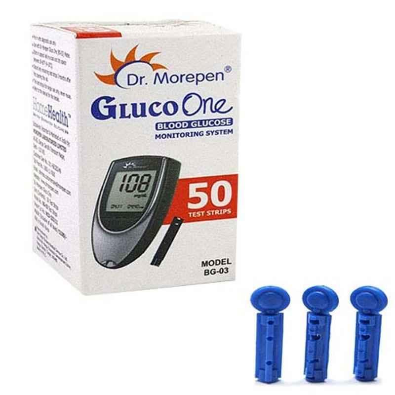 Dr Morepen Gluco one BG03 Pack Of 50 Test Strips